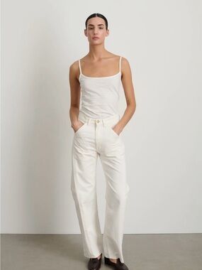 B SIDES Lange Lasso in White